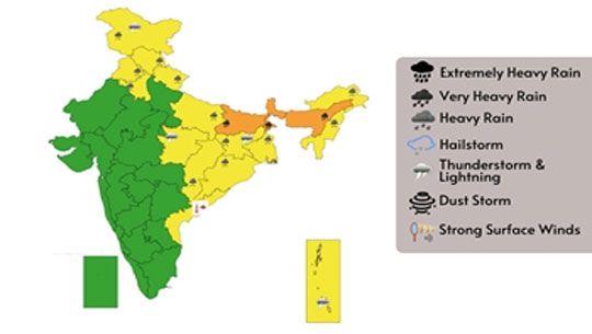Rain Alert Across Several States