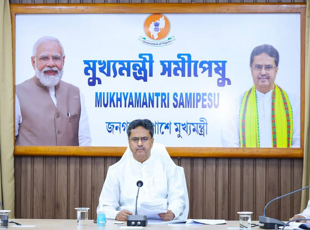 CM Manik Saha Pushes Swift Redressal