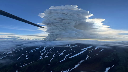 Krasheninnikov Volcano erupts after 600 years