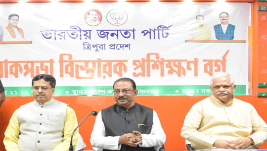 BJP in Tripura trains 'vistaraks' for 2024 Lok Sabha election campaign