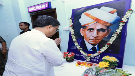 On Engineers’ Day, CM Dr Manik Saha 