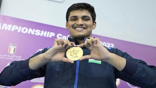 ISSF Shooting World Cup: Rudrankksh Balasaheb Patil wins gold medal in 10m Air Rifle