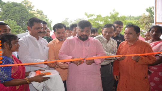 Sushanta Chowdhury inaugurates new rural agricultural marketing market in Sabroom
