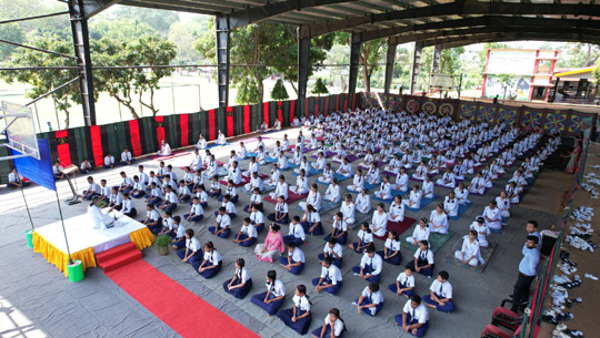 AR organizes yoga sessions 