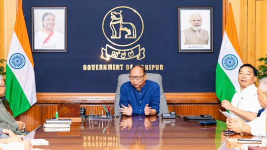 UNC Delegation Meets Manipur CM Over Security Concerns