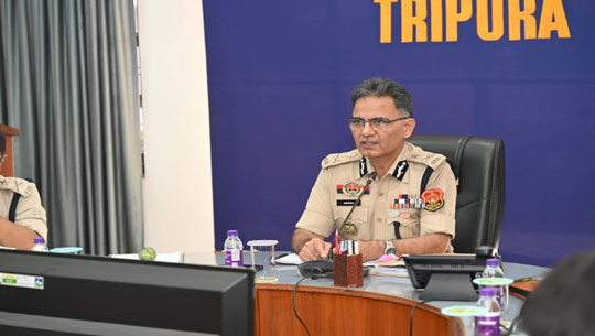 Tripura Police Step Up Election Secu