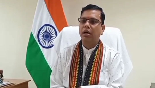 Minister Tinku Roy appeals Durga Puja organisers for ‘Nesha-Mukt Tripura’ – theme bases pandals  