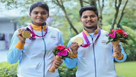 Asian Games: India's medal rush continues with a gold medal in mixed doubles event of Squash & Archery compound women’s team event