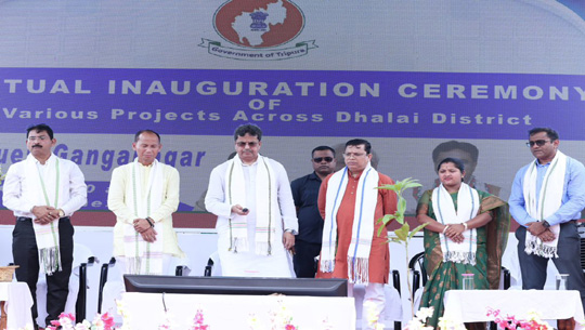 CM Dr Manik Saha inaugurates 28 projects, lays foundation stones for 5 more worth Rs 42.66 Crore 