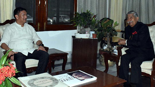 Arunachal Pradesh Chief Minister calls on the Governor