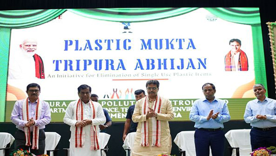 CM Dr. Manik Saha calls for stopping use of single-use plastic