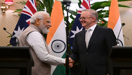 India & Australia reaffirm their commitment to strengthening Comprehensive Strategic Partnership