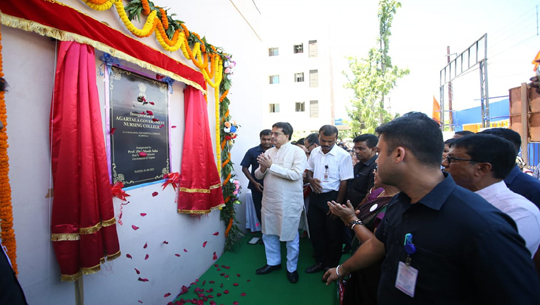 CM Dr. Manik Saha inaugurates Govt Nursing College