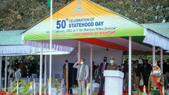 Manipur celebrates Golden jubilee of Statehood Day