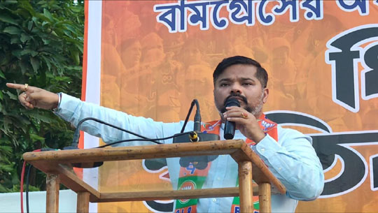 Minister Sushanta slams CPIM) over past violence