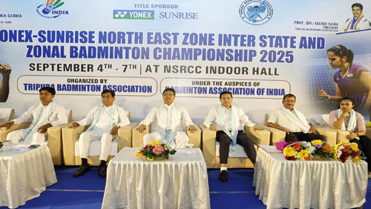 North East Zonal Badminton Championship Begins at NSRCC