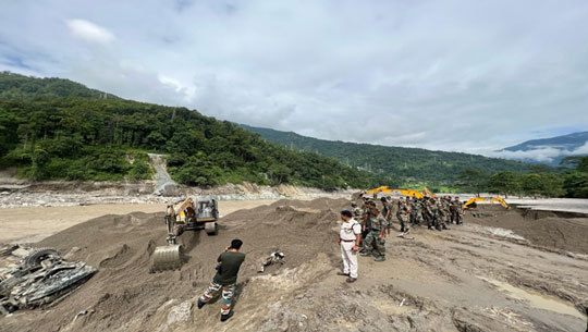 Inter-Ministerial Committee to visit flash flood hit Sikkim to assess damages & provide assistance; Death toll rises to 32