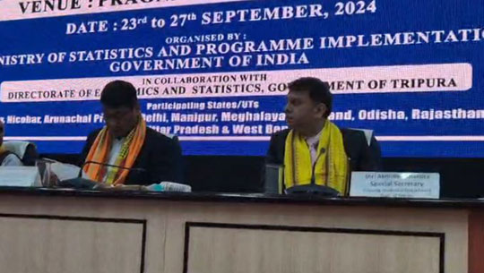 Tripura Govt hosting 5-day regional training workshop on State Income & Related Aggregates