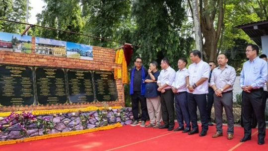 CM Pema Khandu Lays Foundation for Namdapha Degree College, Inaugurates Carpet Weaving Centre in Miao