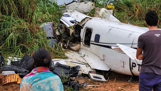 14 killed after plane crashed in Brazilian Amazon