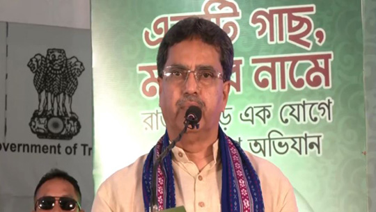 CM Dr Manik Saha launches statewide plantation under Ek Ped Maa Ke Naam 2.0 campaign