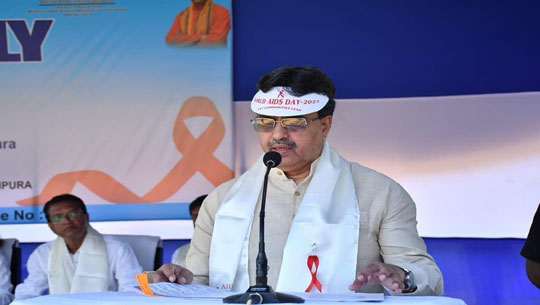 CM Dr Manik Saha stresses for more awareness to prevent AIDS; flags off mass rally