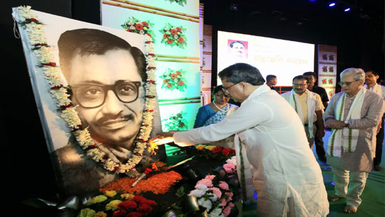 CM Dr.  Manik Saha Pays homage to Deendayal Upadhyaya on his Birth Anniversary