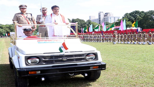 Tripura celebrates independence day with patriotic fervour