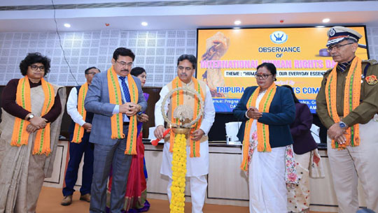 CM Dr. Manik Saha Calls for Stronger Democratic Pillars on International Human Rights Day