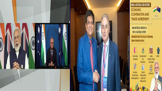 India, Australia Economic Cooperation & Trade Agreement comes into force from today