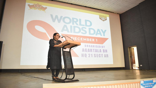 Assam Rifles Conducts World AIDS Day Awareness Programme 