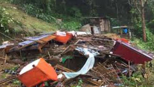 Two Feared Dead in Namchi Landslide