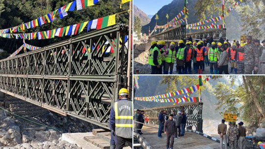 Indian Army and BRO Triumph: Completes record breaking Bailey bridge in North Sikkim