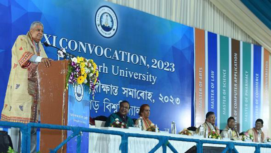 Vice President Jagdeep Dhankhar says growth of coun