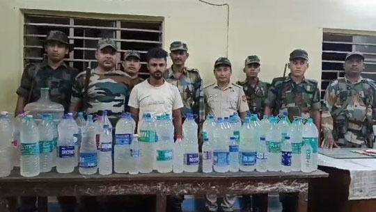 One arrested with 200 liters of country-made liquor