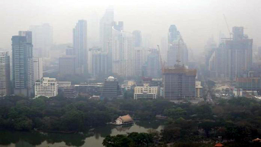 Bangkok faces heavy pollution, People advised working from home