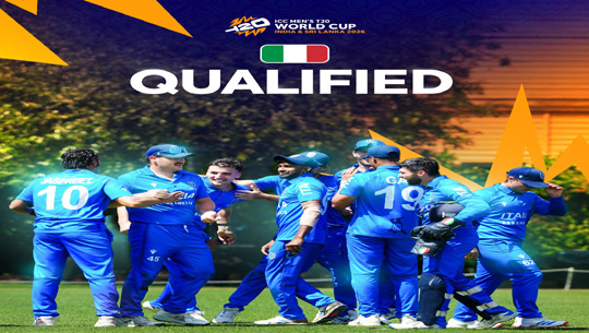 Italy qualifies for ICC Men’s T20 World Cup for the first time