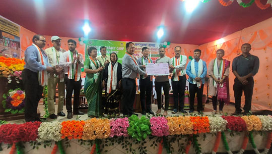 Tripura Gramin Bank organizes Jansuraksha Camp at Rahimpur