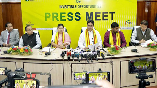 Tripura Govt signs 8 MoUs worth Rs. 312.38 Cr in North-East Global Investors Summit