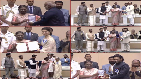 President Droupadi Murmu confers 69th National Film Awards