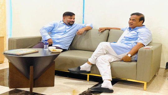 Assam Chief Minister Himanta Biswa Sharma’s Flight Makes Emergency Landing at Agartala due to bad weather