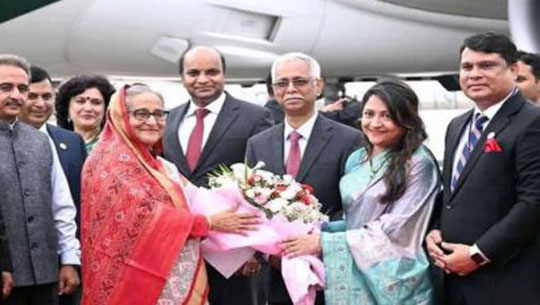 Bangladesh PM Sheikh Hasina Arrives in New Delhi