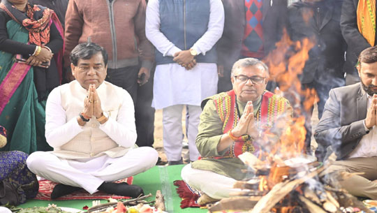 Ratan Lal Nath Lays Foundation for T