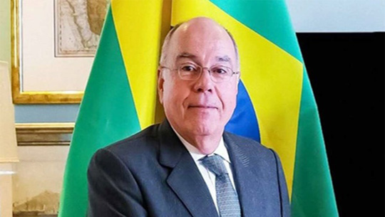 Foreign Affairs Minister of Brazil, Mauro Vieira, to arrive in New Delhi