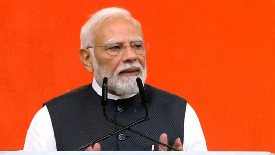 Prime Minister Narendra Modi Addresses Viksit Bharat Sankalp Sabha in New Delhi