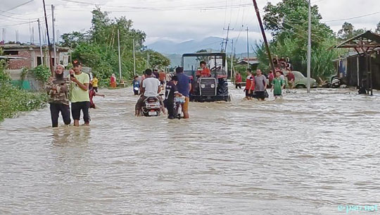 Severe Flooding in Manipur’s Valley Districts; Schools and Colleges Closed