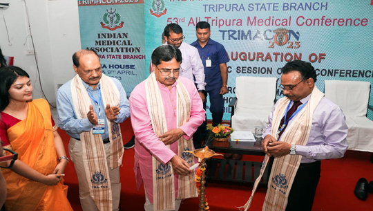 CM Dr. Manik Saha inaugurates 53rd All Tripura Medical Conference- TRIMACON 2023