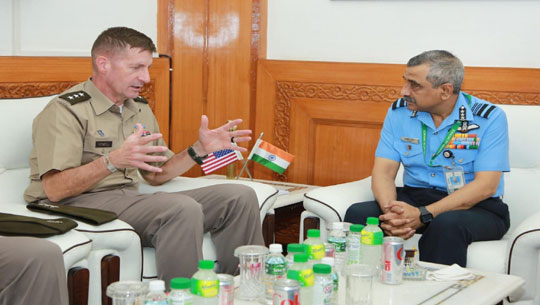 US Army Pacific Deputy Commander Meets India’s Chief of Integrated Defence Staff