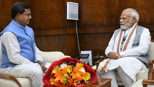 Tripura Chief Minister Manik Saha Meets PM Modi