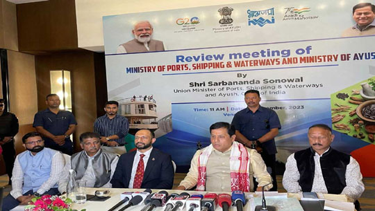 Union Minister Sonowal accelerates critical northeast projects